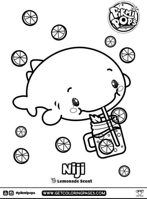 The first is a set of 5 coloring pages that were made to. Pikmi Pops Coloring Pages - GetColoringPages.com