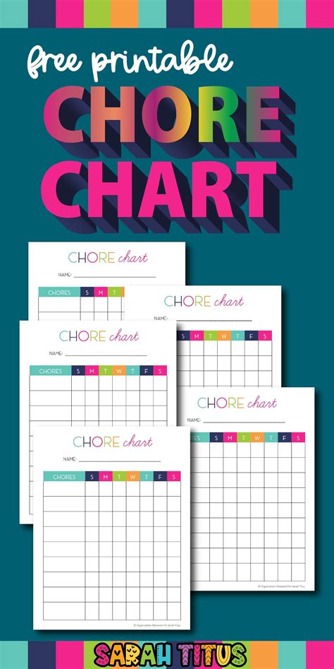 Top Chore Chart Free Printables To Download Instantly Artofit