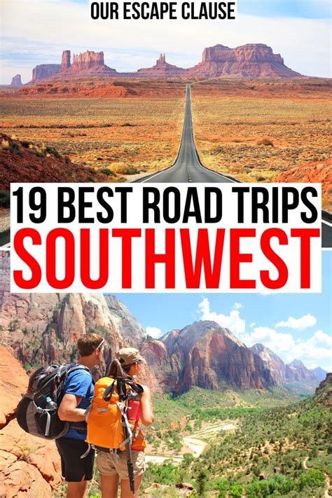 19 Stunning Southwest Road Trip Itinerary Ideas Tips Road Trip