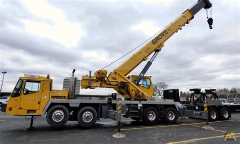 Grove Tms700e 60 Ton Telescopic Truck Crane For Sale Hoists And Material