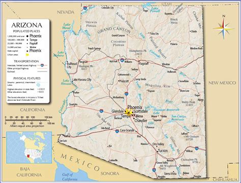 Large Arizona Maps For Free Download And Print High Resolution And
