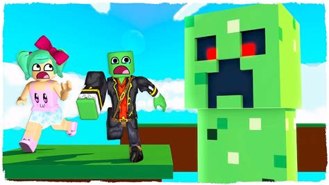 👉 ¡escape Del Creeper De Minecraft En Roblox Youtube