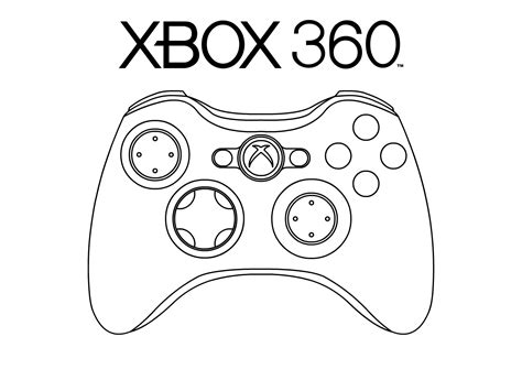 Xbox 360 Controller Drawing At Explore Collection