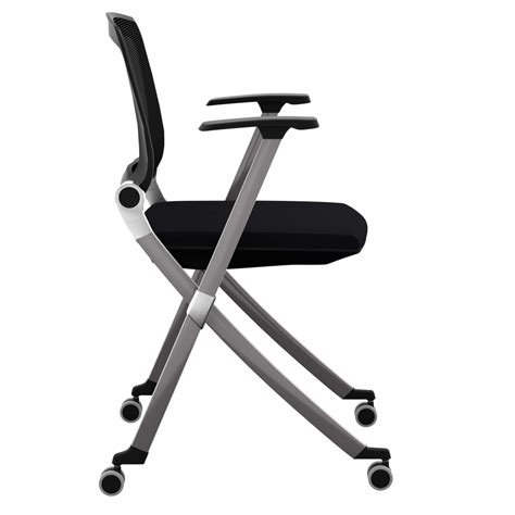 Folding chairs don't have to be those metal boxy uncomfortable cold things they always were. Ziggy Folding Office Chair