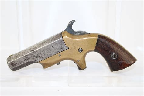 Brown Southerner Deringer Derringer 41 Pistol Antique Firearms 003