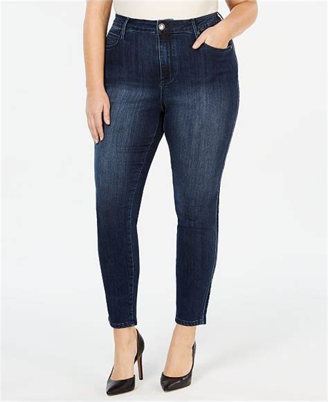 Seven7 Jeans Plus Size Velvet Stripe Skinny Jeans And Reviews Jeans