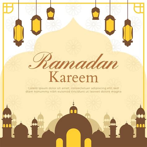 Premium Vector | Ramadhan background