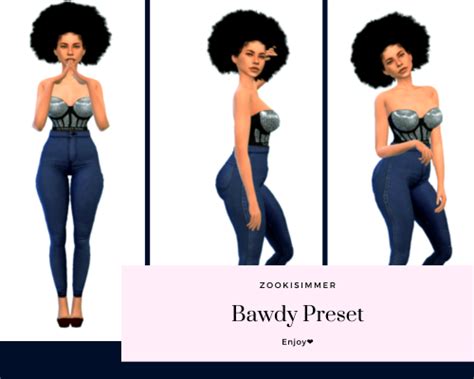 Black Sims Body Preset Cc Sims 4 Mmsims Preset