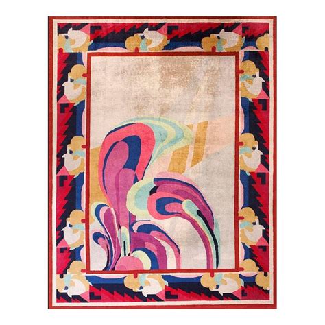 Antique Chinese Art Deco 90 X 116 Chinese Art Deco Art Deco Rugs