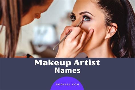 293 Makeup Artist Name Ideas To Get You More Clients Soocial