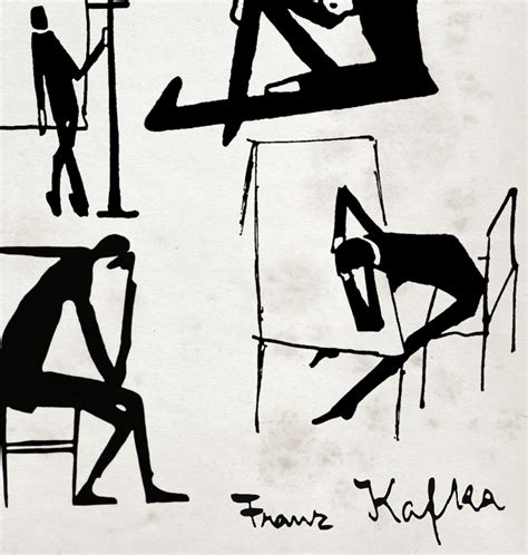 Drawings By Franz Kafka Poster Art T Kafka Fan Etsy Uk