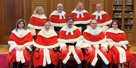 The Uniforms For The Canadian Supreme Court Makes The Judges Look Like Santa Clauses In Training
