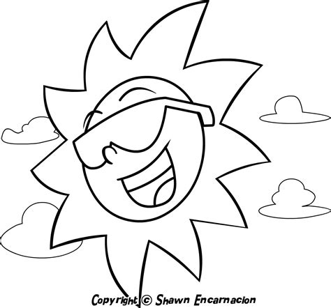 Summer Fun Print And Color Pictures Sun Coloring Pages Summer