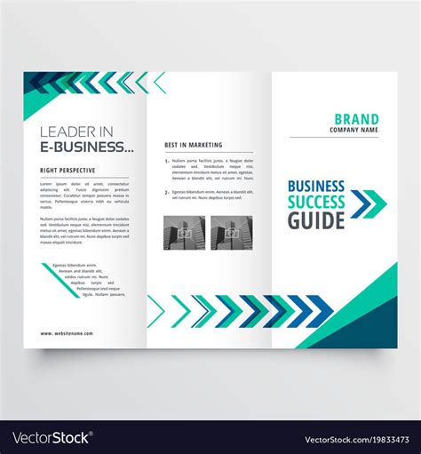 Business Tri Fold Brochure Template Design With With Regard To Three