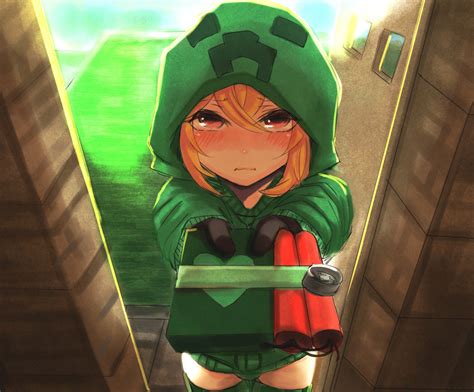 Minecraft Creeper Girl Cupa With A T Minecraft Photo 32954323