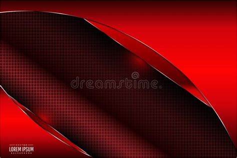 Metallic Of Red With Carbon Fiber Texture Dark Space Technology