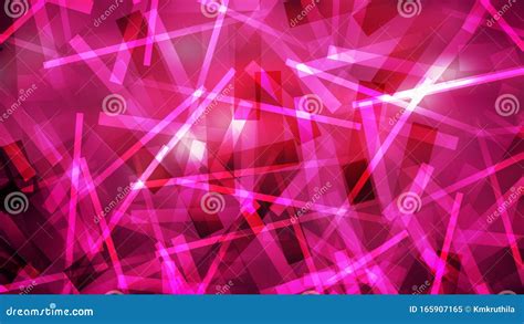 Abstract Hot Pink Overlapping Lines Background Illustrator Stock Vector