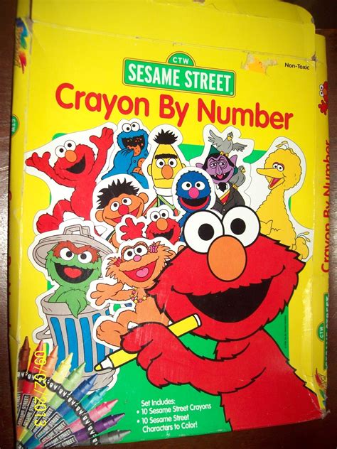 Sesame Street Crayon By Number Roseart Muppet Wiki Fandom
