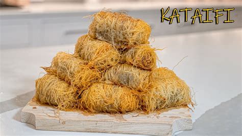 Kataifi Traditional Greek Dessert With Shredded Phyllo And Nuts Youtube