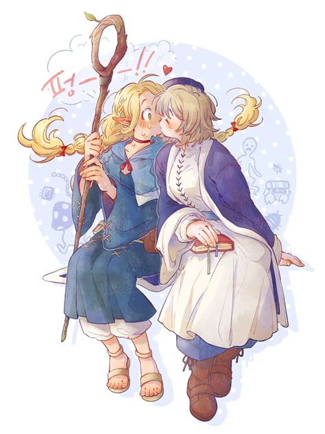 Farin X Marcille Dungeon Meshi Anime Dungeon Pretty Drawings