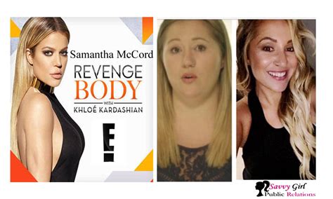 Tmz And Reality Tv Star Khloe Kardashians Revenge Body Success Story Of Samantha Mccord