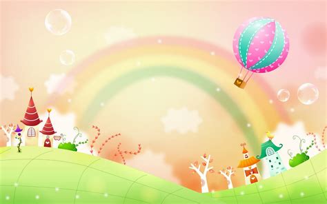 Animated Rainbow Cartoon Background Wallpaper Images Free