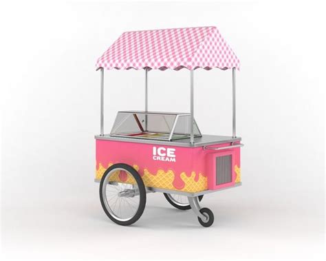 Ice Cream Cart 3d Model Cgtrader