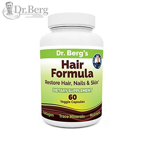 Berg's supplement doesn't have a very good formula, in my opinion. Dr. Berg's Hair Formula Supplement Due to Normal Aging ...