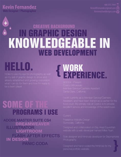 Creative resume design tips, examples and inspiration. 20 Examples of Creative Graphic Designers Resumes