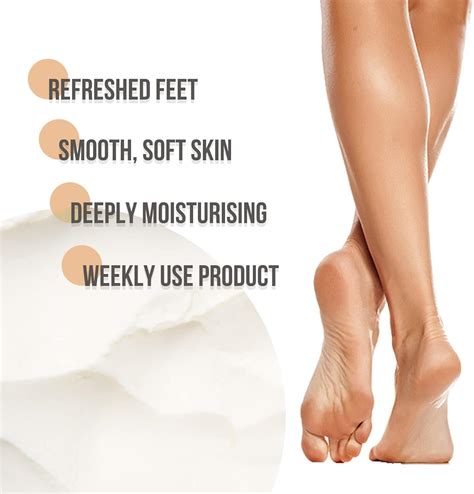 7th Heaven Smooth Heels Moisturising Foot Mask Pack Of 4 With Shea Butter To Soften And Smooth