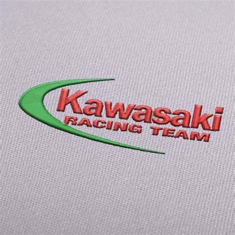 Kawasaki Racing Team Logo Embroidery Design For Instant Download