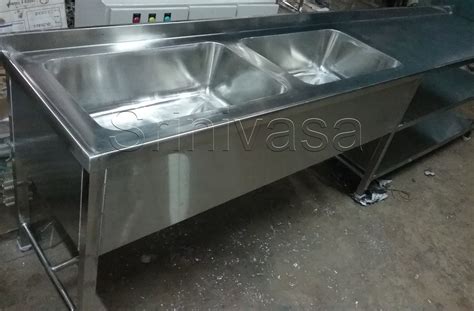 commercial stainless steel wash basin shape rectangular at rs 24000 in pune