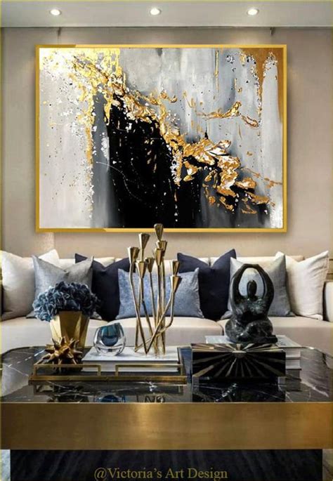 30 Best Decor Ideas For Black And Gold Living Room