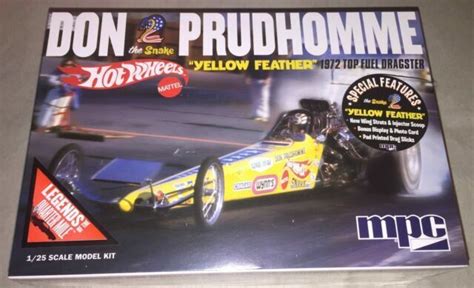 Mpc 844 Don The Snake Prudhomme Hot Wheels Yellow Feather 1972 Top Fuel