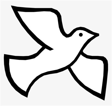 Spirit Vector Image Illustration Of Christian Bird Holy Spirit Dove