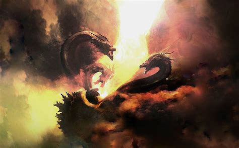 Godzilla King Of The Monsters Muestra Parte De King Ghidorah Geeky