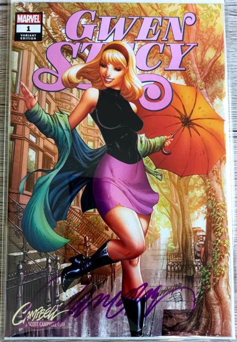 Gwen Stacy 1 Jsc Exclusive Spring Signed By J Scott Catawiki