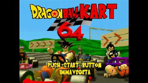 Mario kart 64 mario kart 64. Dragon Ball Kart 64 Beta (Real N64 Capture) | Dragon ball ...
