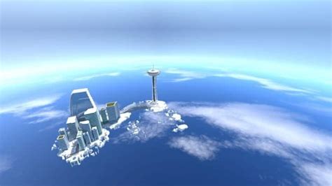City On A Cloud Minecraft Building Inc