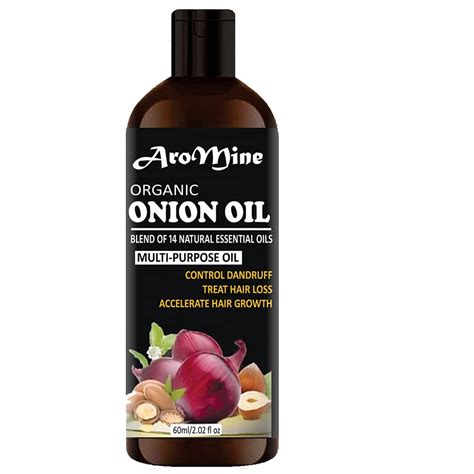 Buy Aromine Natural And Organic Onion Hair Oil With Red Onion Extract