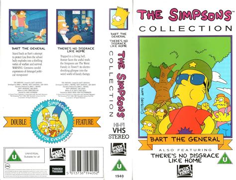 Vhs Video Tape The Simpsons Collection Pal Bart The General Pal Sexiz Pix