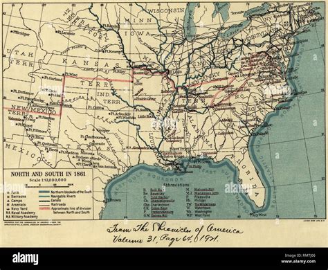 Mapa De 1860 Fotos E Imágenes De Stock Alamy
