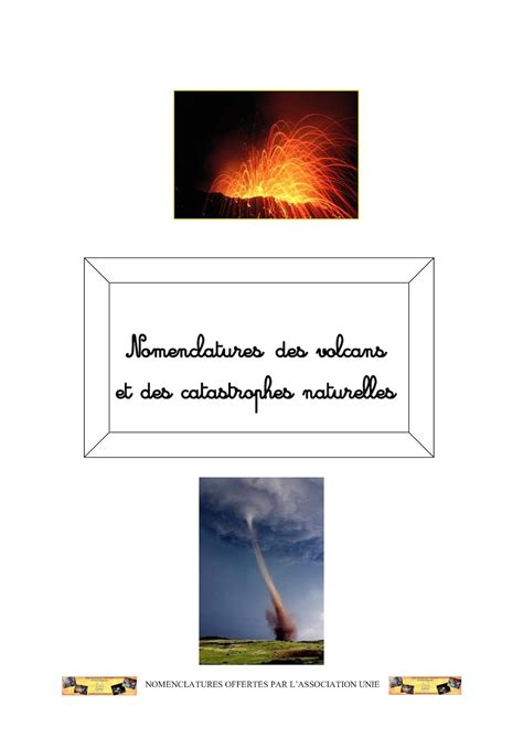 Calaméo Nomenclatures Les Volcans Et Les Catastrophes Naturelles