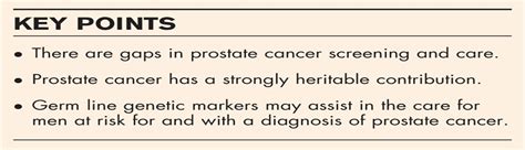 Germline Genetics In Localized Prostate Cancer Current Opinion In Urology