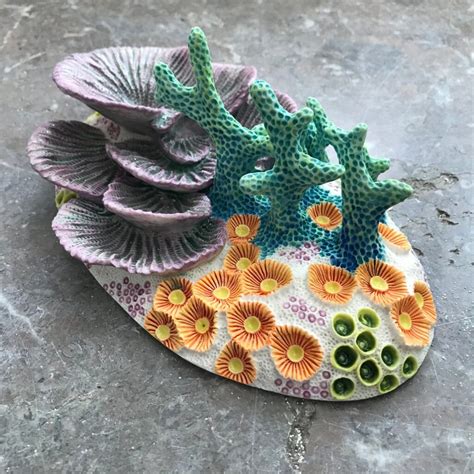 Sea Bowl Coral Sculpture Br