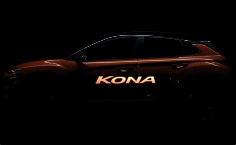 Hyundai Kona Subcompact Suv Official Teaser Video Released In Korea