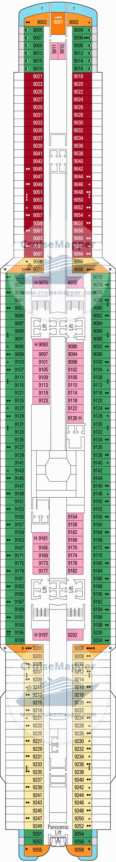 Msc Seaview Deck 9 Plan Cruisemapper