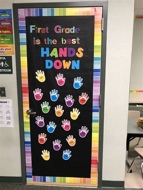 My Door In My First Grade Classroom This Year 😍 School Door