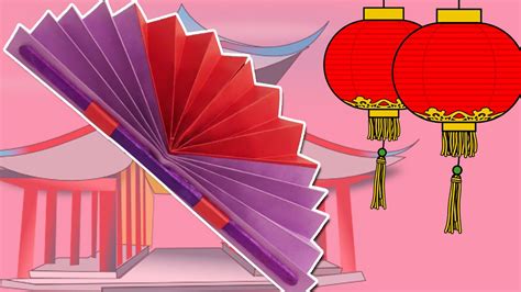 Chinese Paper Fan Craft Learn How To Make A Chinese Fan Easy Diy Paper