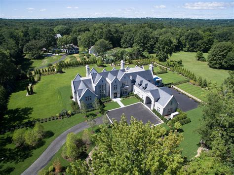 Custom Limestone Edwardian Style Residence | Round hill, Mega mansions